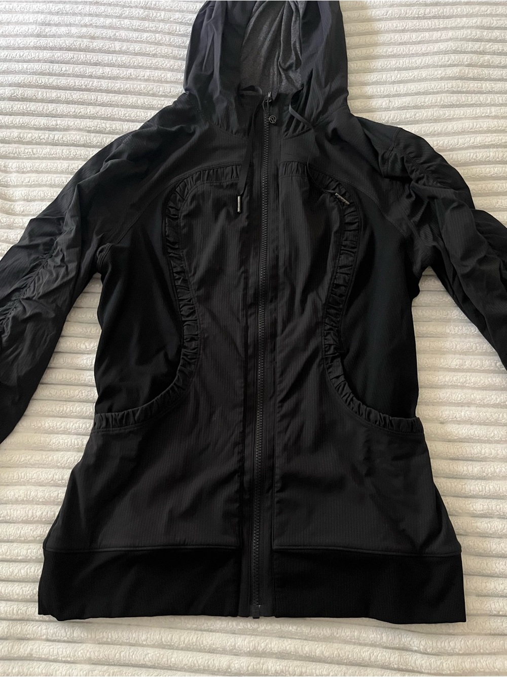 Lululemon Ruched Black Jacket - Picture 4 of 9